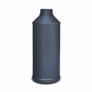 Flasche Rund 0,375L Metallic/ Silber