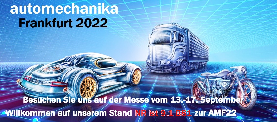 Wir freuen uns Sie zur Automechanika Frankfurt 2022 einladen zu d&uuml;rfen