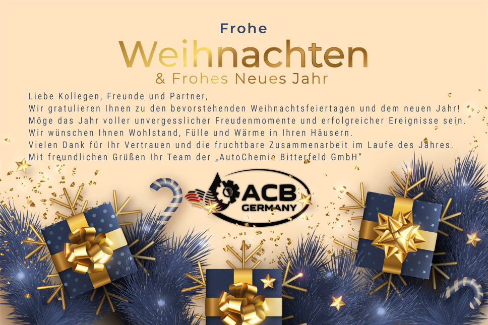 Frohe Weihnachten und ein gl&uuml;ckliches neues Jahr, liebe Freunde!